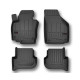 Car rubber floor mats black VW TOURAN (2003-2015) 3D FROGUM