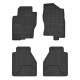 Car rubber floor mats black NISSAN PATHFINDER (2004-2014) NEGRO