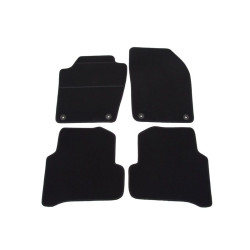Alfombrillas textiles negras para coche SKODA FABIA III (2014-...) ELEGANT