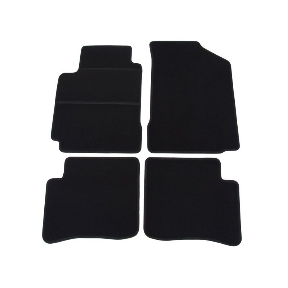 Car textile mats black TOYOTA YARIS I (5d.) (1999-2005) ELEGANT