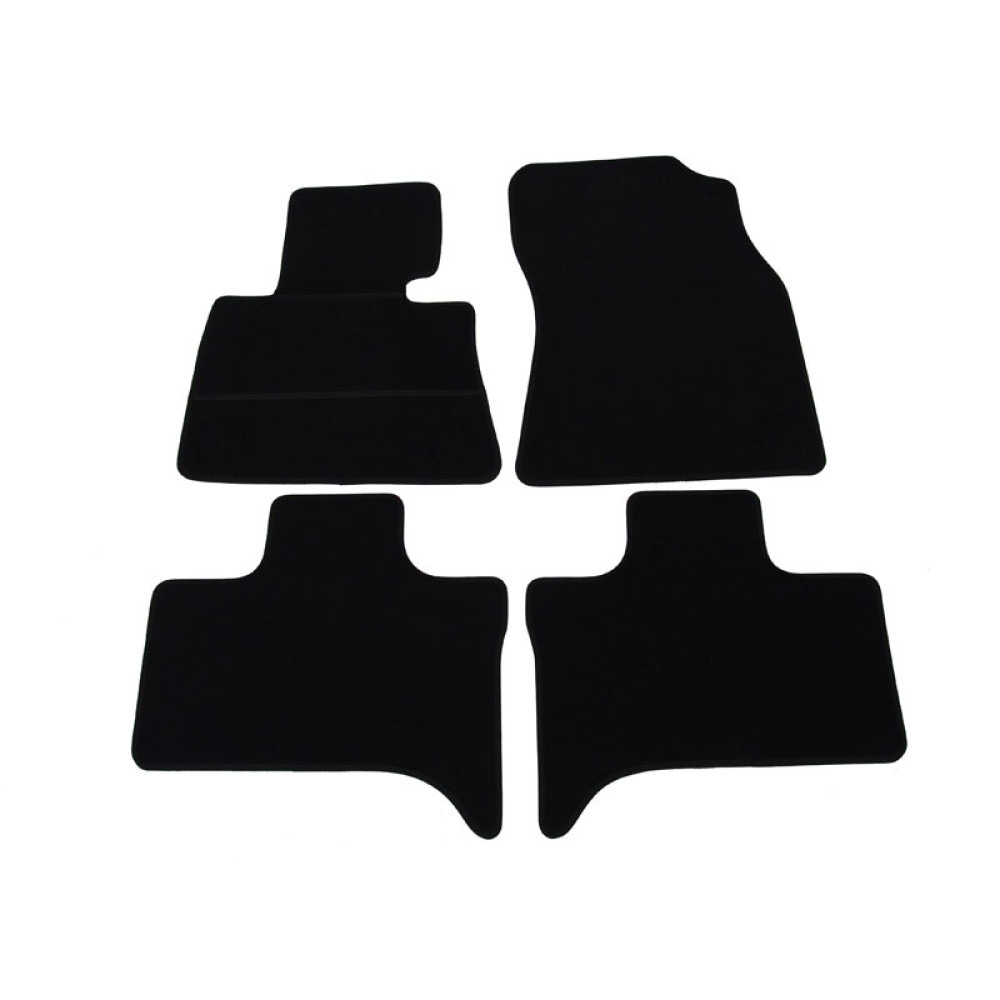 Car textile mats black BMW X5 E53 (1999-2006) ELEGANT