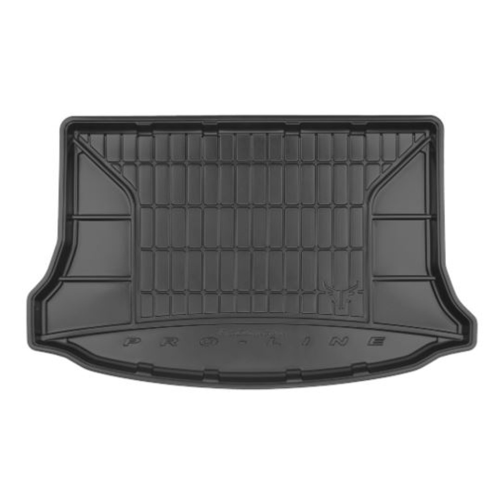 Car rubber trunk mat VOLVO V40 with one floor (2012-...) FROGUM