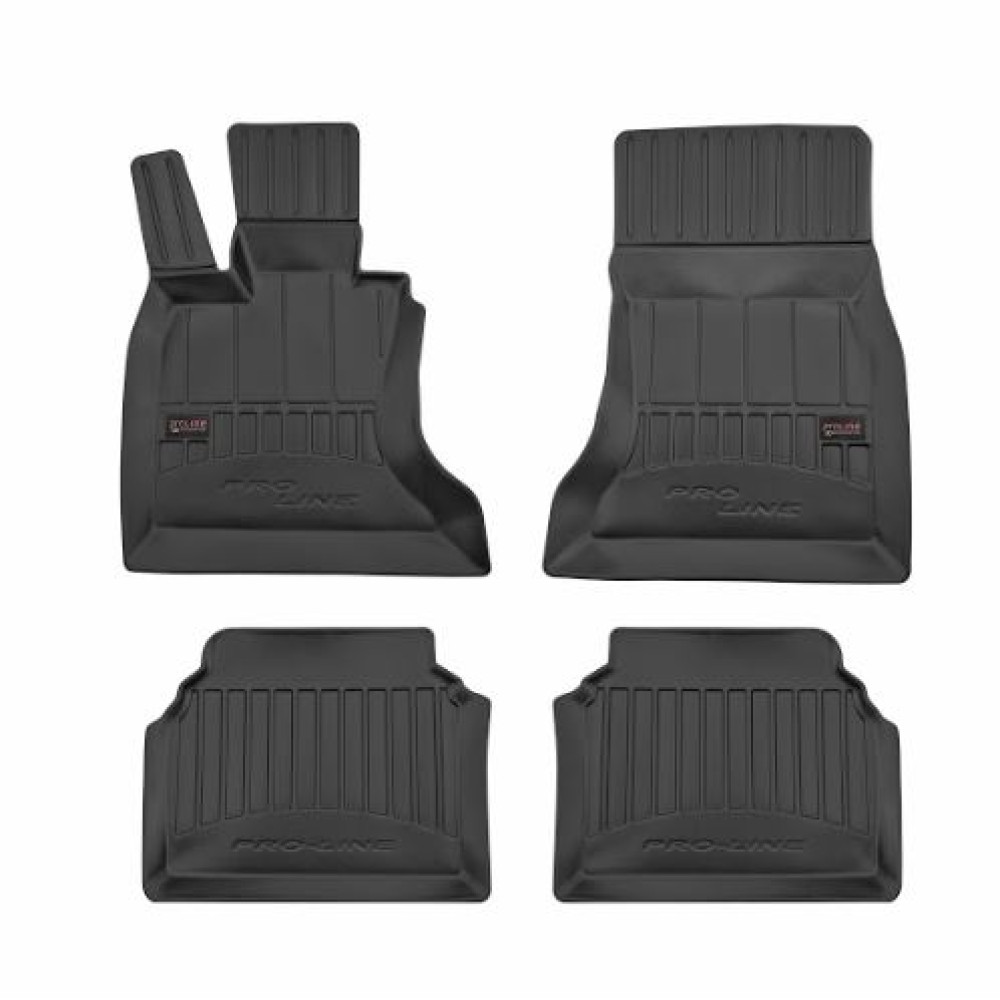 Car rubber floor mats black BMW 5 GT F07 (2009-2017) 3D FROGUM
