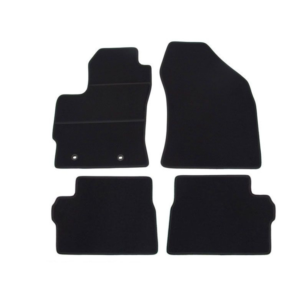 Car textile mats black TOYOTA AURIS (2013-2019) ELEGANT