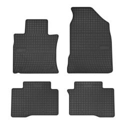 Car rubber floor mats black SSANGYONG TIVOLI (2015-...) NEGRO