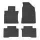 Car rubber floor mats black SSANGYONG TIVOLI (2015-...) NEGRO