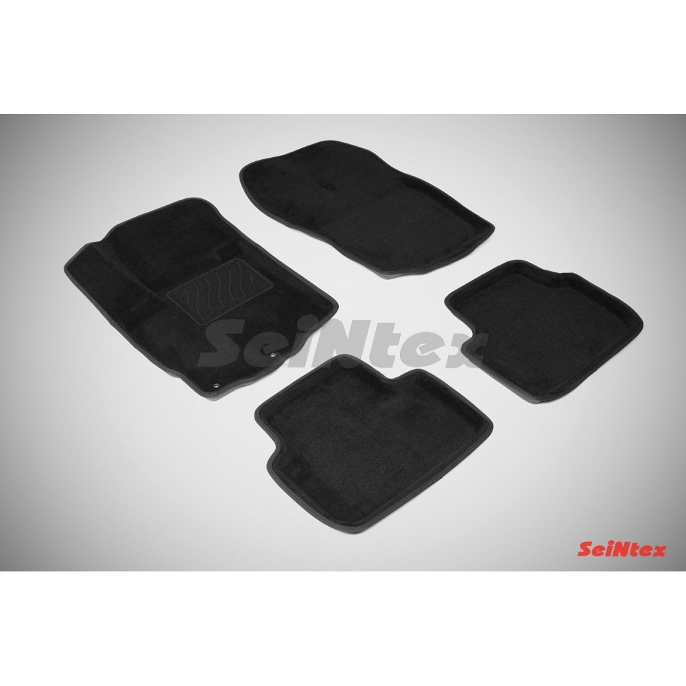 Car textile mats black 3D SEINTEX MITSUBISHI ASX (2010-...)