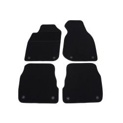 Alfombrillas textiles negras para coche AUDI A6 (1997-2000) ELEGANT