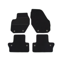 Alfombrillas textiles negras para coche VOLVO S60/V60 (2010-2018) ELEGANT