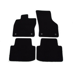 Alfombrillas textiles negras para coche VOLKSWAGEN PASSAT B8 (2015-...) LUXE