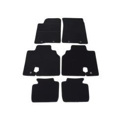 Alfombrillas textiles para coche negras SSANG YONG ACTYON (2006-...) ELEGANTE