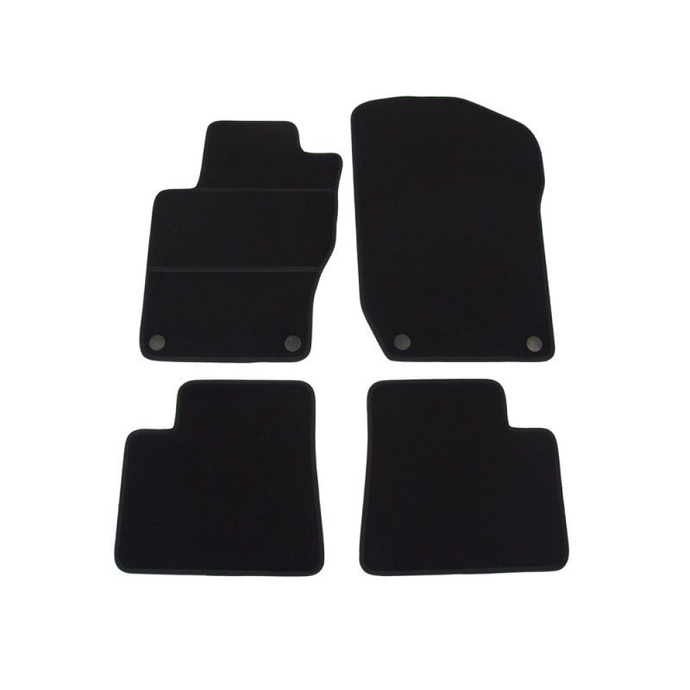 Car textile mats black MB GL-class X164 (2006-2012) ELEGANT