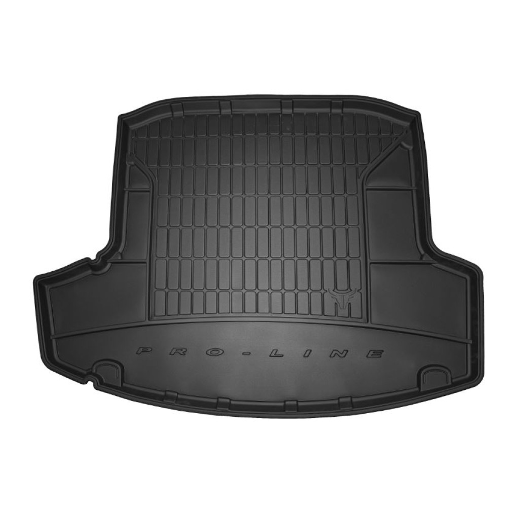 Car rubber trunk mat SKODA OCTAVIA III HB with side niches (2013-...) FROGUM