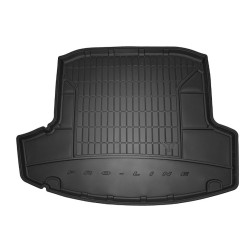 Car rubber trunk mat SKODA OCTAVIA III HB with side niches (2013-...) FROGUM