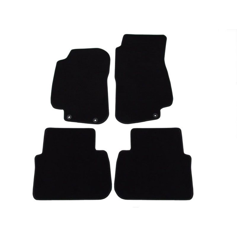 Car textile mats black SAAB 9-5 (1997-2010) LUXE