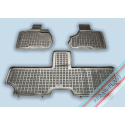 Car rubber floor mats black CHRYSLER GRAND VOYAGER (5s.)(2001-2005) 203601A