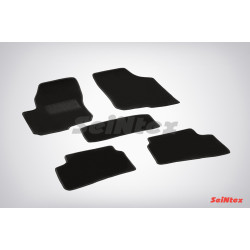 Alfombrillas textiles para coche negras SEINTEX *TFT* KIA CEED (2007-2012)