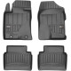 Car rubber floor mats black TOYOTA AVENSIS II (2003-2009) 3D FROGUM