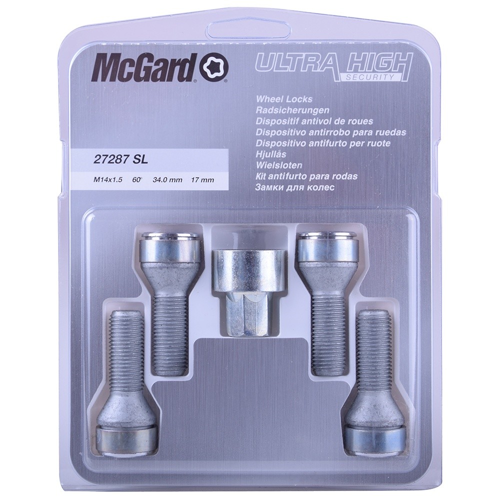 Locking wheel bolt 14x1.5x34 conical (MCGARD) 27287SL