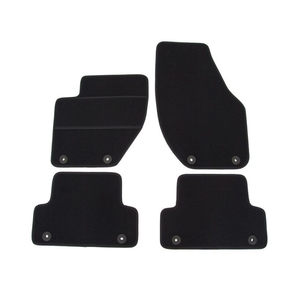 Car textile mats black VOLVO V40 II (2012-...) ELEGANT