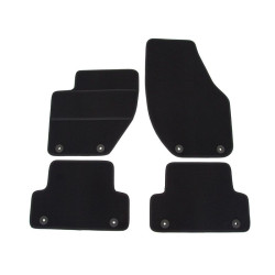 Alfombrillas textiles negras para coche VOLVO V40 II (2012-...) ELEGANT