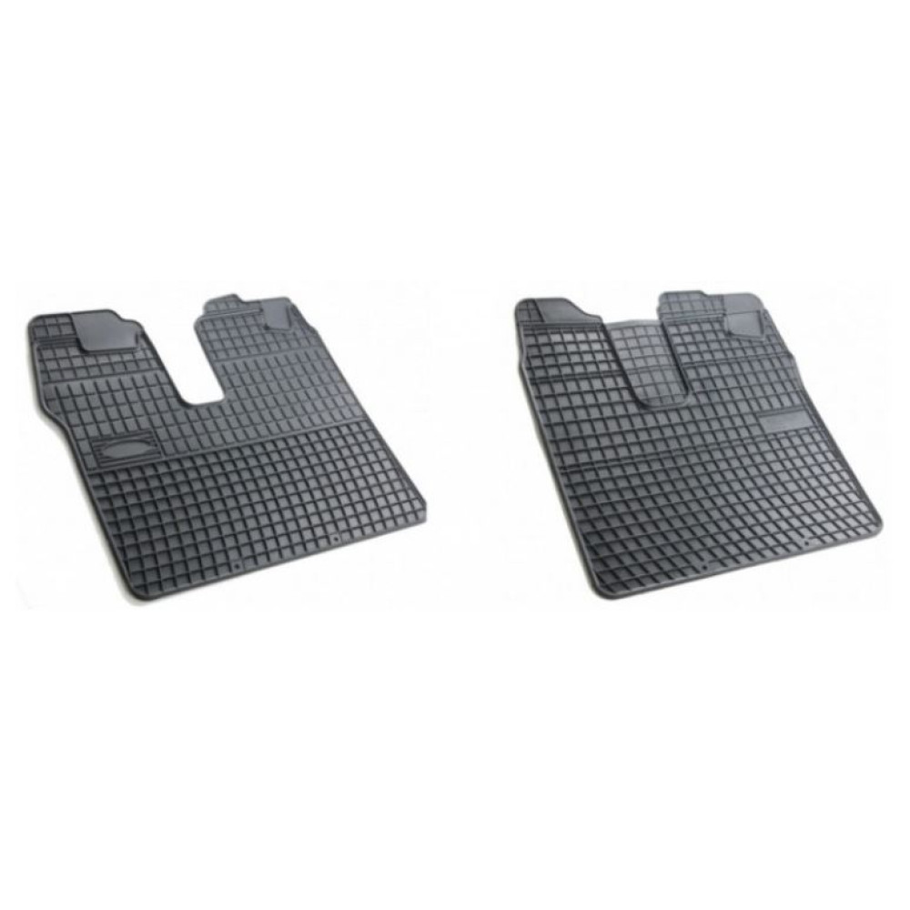 Car rubber floor mats black MAN TGL (2010-...) NEGRO