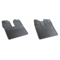 Car rubber floor mats black MAN TGL (2010-...) NEGRO