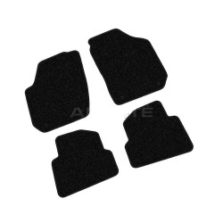 Alfombrillas textiles negras para coche SKODA FABIA III (2014-2021) ECONÓMICAS