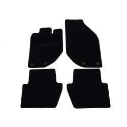 Alfombrillas textiles negras para coche VOLVO C70 (1997-2005) ELEGANT