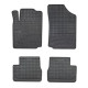 Car rubber floor mats black CITROEN C3 (2002-2009) NEGRO