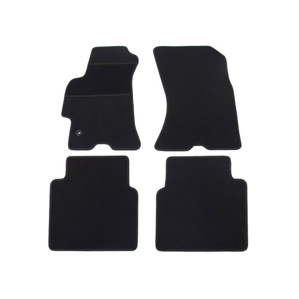 Car textile mats black SUBARU OUTBACK (2004-2009) ELEGANT