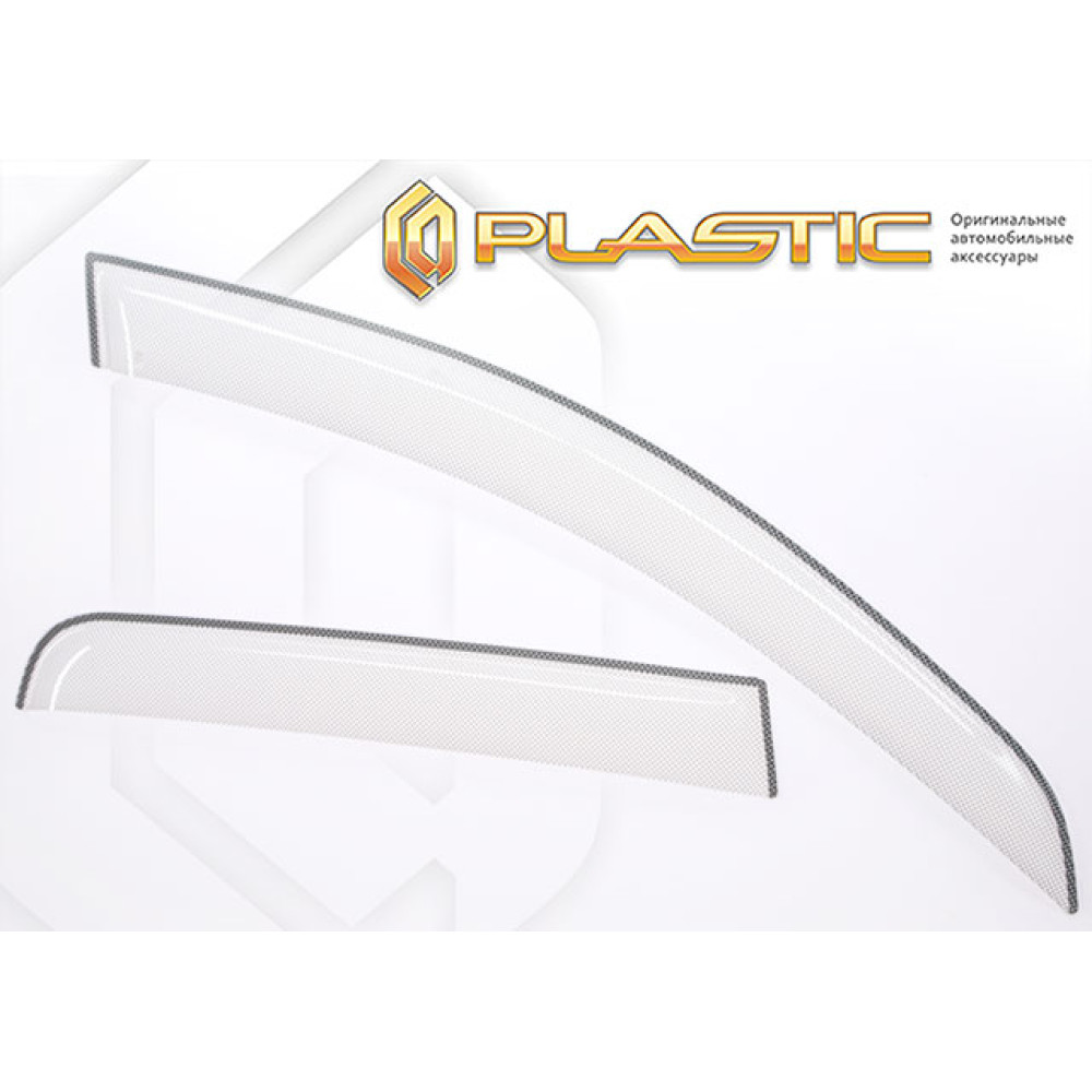 Window deflectors SLKGR-white NISSAN QASHQAI (2014-...) CA-PLASTIC