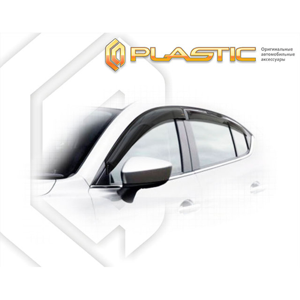Window deflectors MAZDA 3 HB (2013-...) CA-PLASTIC