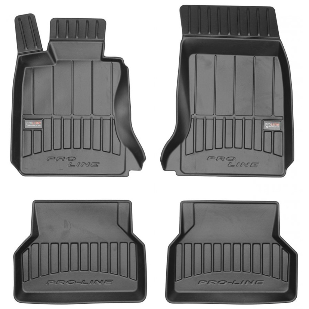 Car rubber floor mats black BMW 5 E60/E61 (2003-2010) 3D FROGUM