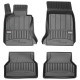 Car rubber floor mats black BMW 5 E60/E61 (2003-2010) 3D FROGUM