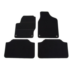 Car textile mats black VW SHARAN (5s.) (1995-2010) ELEGANT