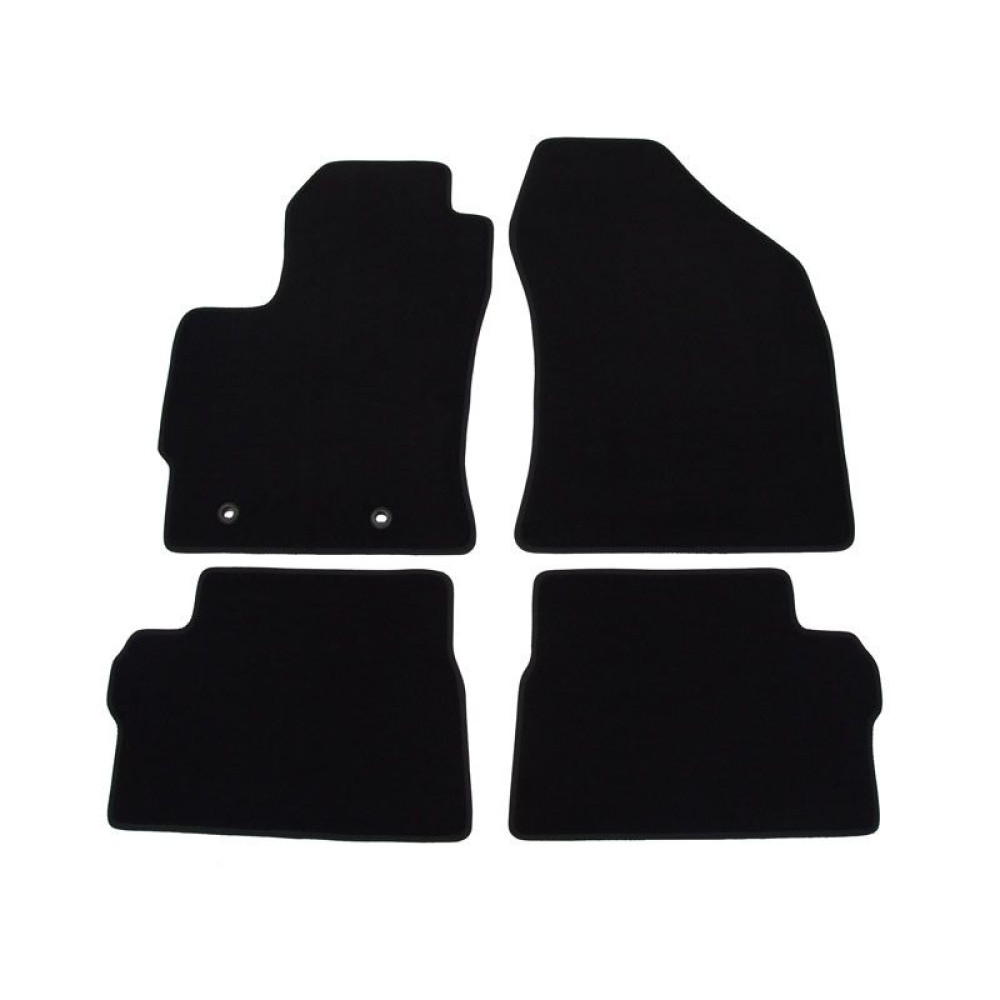 Car textile mats black TOYOTA AURIS (2013-2019) LUXUS