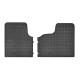 Car rubber floor mats black NISSAN NV 300 (3s.) (2016-...) NEGRO