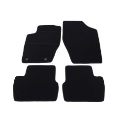 Alfombrillas textiles negras para coche CITROEN C4 (2004-2011) ELEGANT