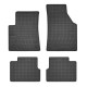 Car rubber floor mats black JEEP CHEROKEE (2014-...) NEGRO