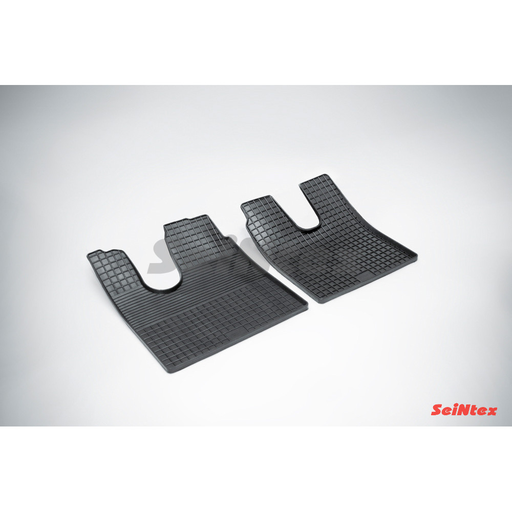 Car rubber floor mats black SEINTEX *STK* MAN TGA (2000-...)