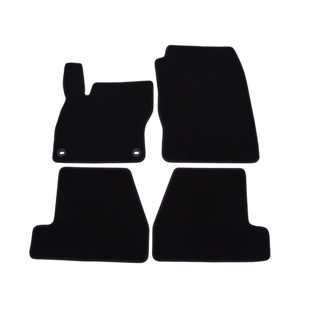 Car textile mats black FORD FOCUS III (2011-2014) LUXE