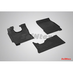 Car rubber floor mats black SEINTEX *STK* iVECO EUROCARGO (2003-...)