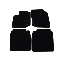 Alfombrillas textiles negras para coche HONDA CIVIC HB/Tourer (2012-2016) ELEGANT