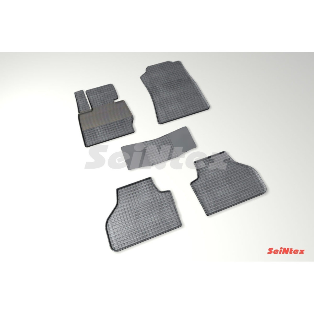 Car rubber floor mats black SEINTEX *STK* BMW 4 Coupe F32 (2013-...)
