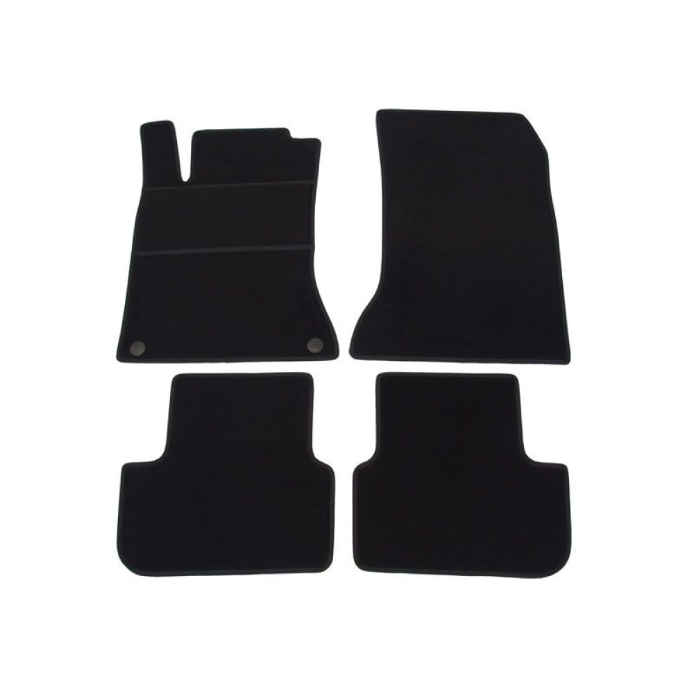 Car textile mats black MB B-class W246 (2012-2019) ELEGANT