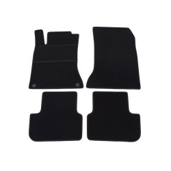 Alfombrillas textiles negras para coche MB Clase B W246 (2012-2019) ELEGANT
