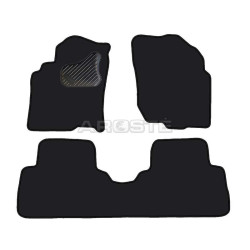 Alfombrillas textiles negras para coche NISSAN ALMERA TINO (2000-2006) ECONOMIC (LT)