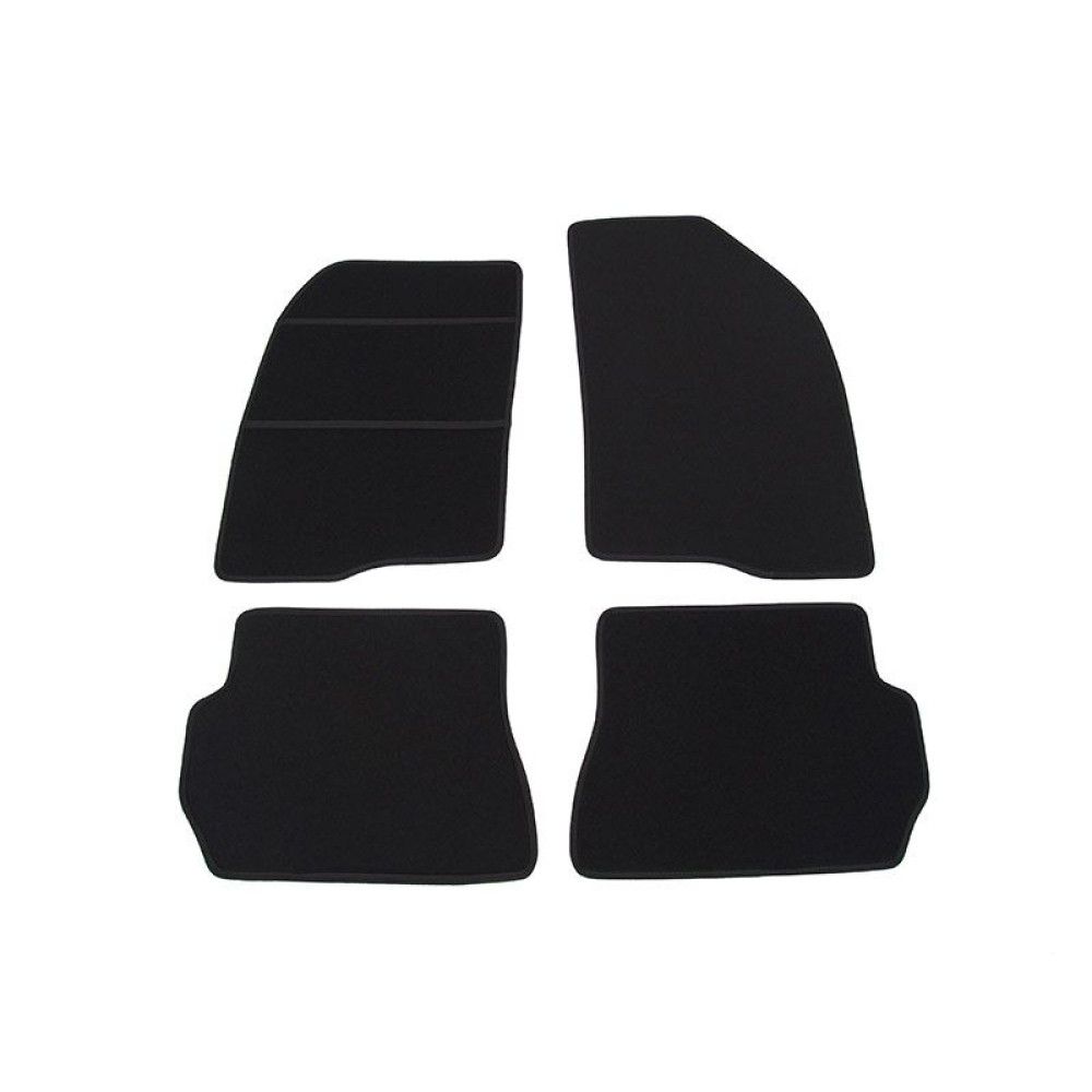 Car textile mats black FORD FIESTA (2001-2008) ELEGANT