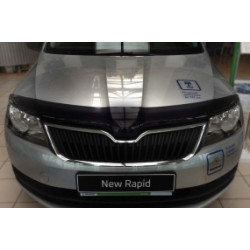 Protector de capó negro SKODA RAPID (2012-...) SIM